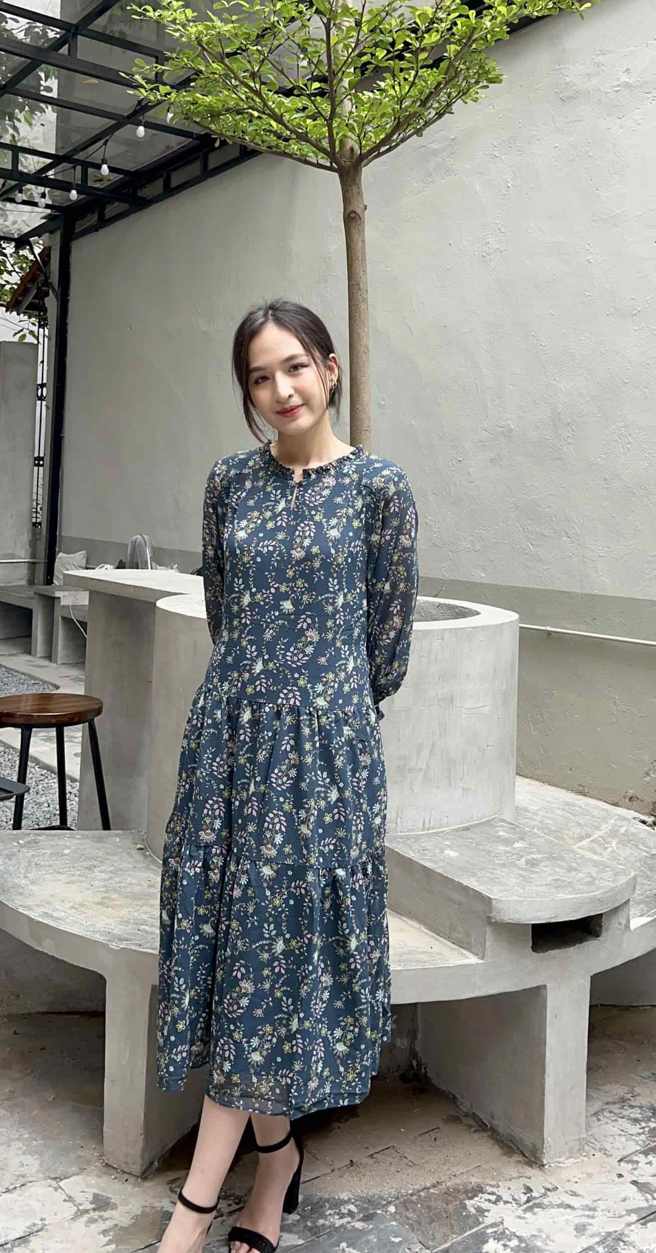 đầm xòe công sở