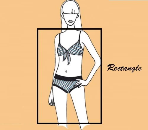 dáng người hình chữ nhật