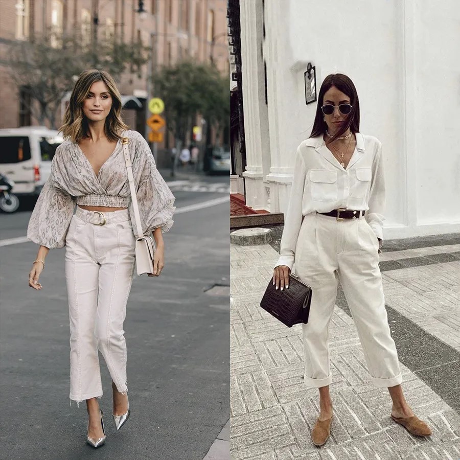 mặc quần cạp cao