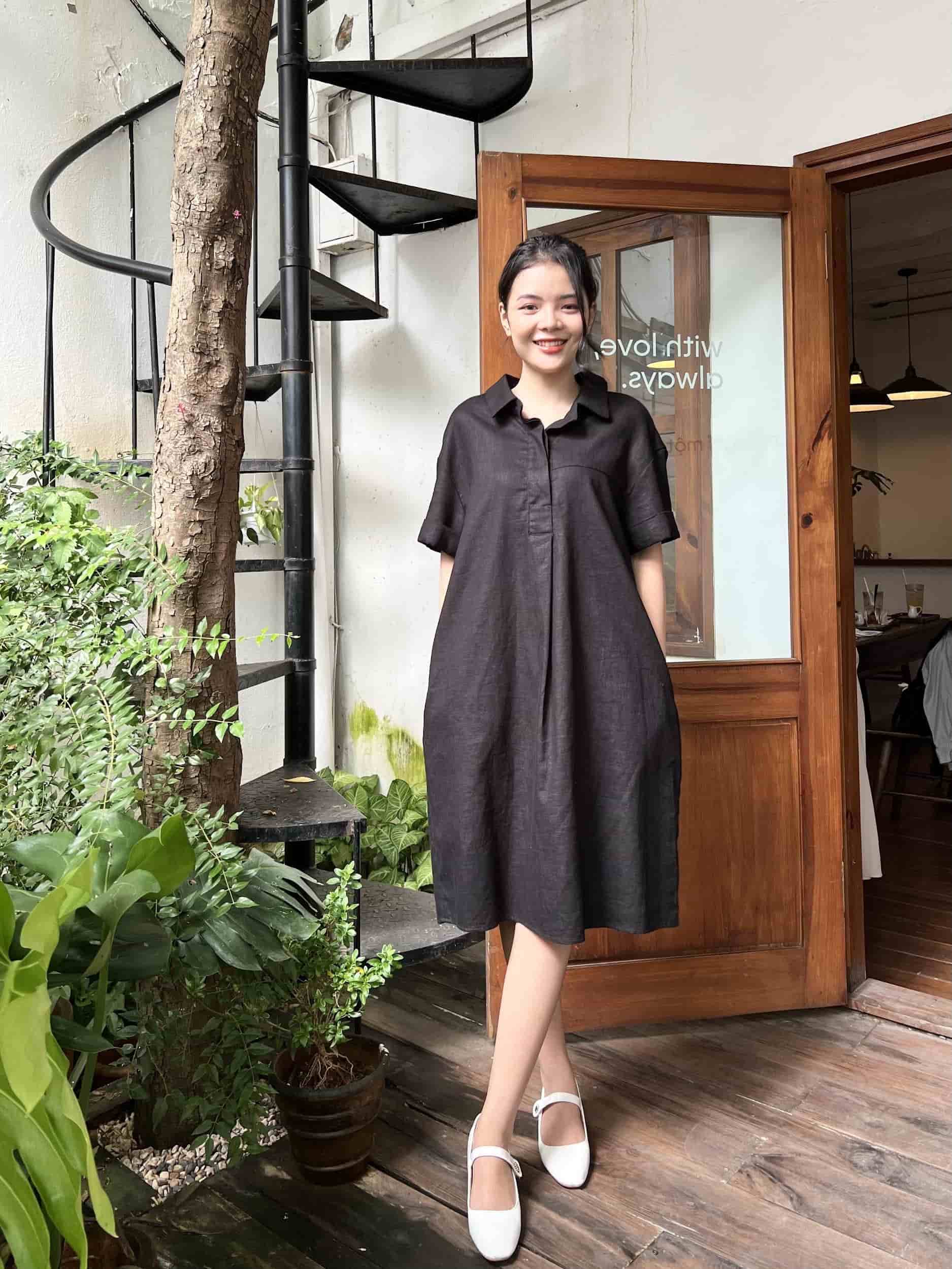 váy công sở dáng suông