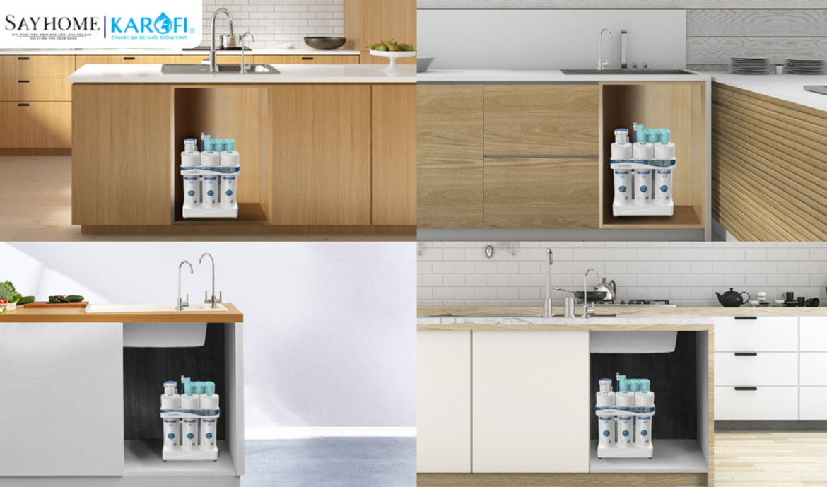 Máy lọc nước để gầm với 10 lõi lọc RO Karofi KAQ-UC05 tại thành phố Hồ Chí Minh