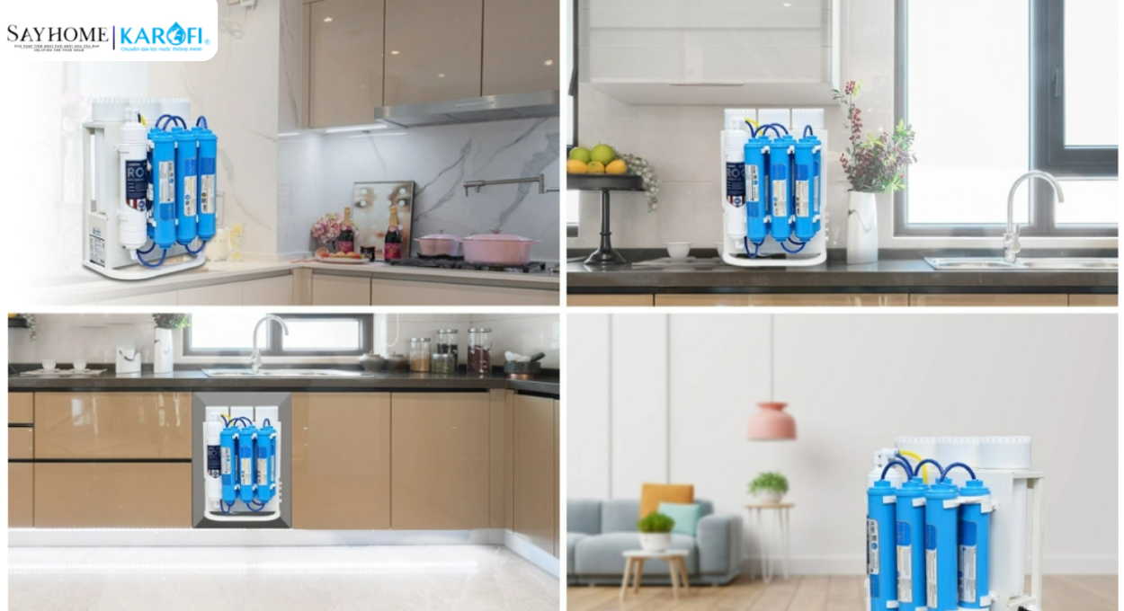 Máy lọc nước để gầm 10 lõi lọc Karofi KAQ-U02V tại thành phố Hồ Chí Minh