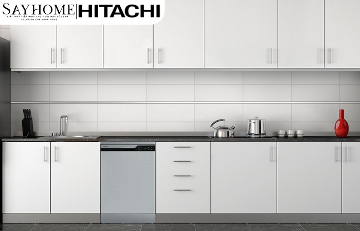 Máy rửa chén độc lập 14 bộ đồ ăn Châu Âu Hitachi HDF-F146VX tại Tân bình