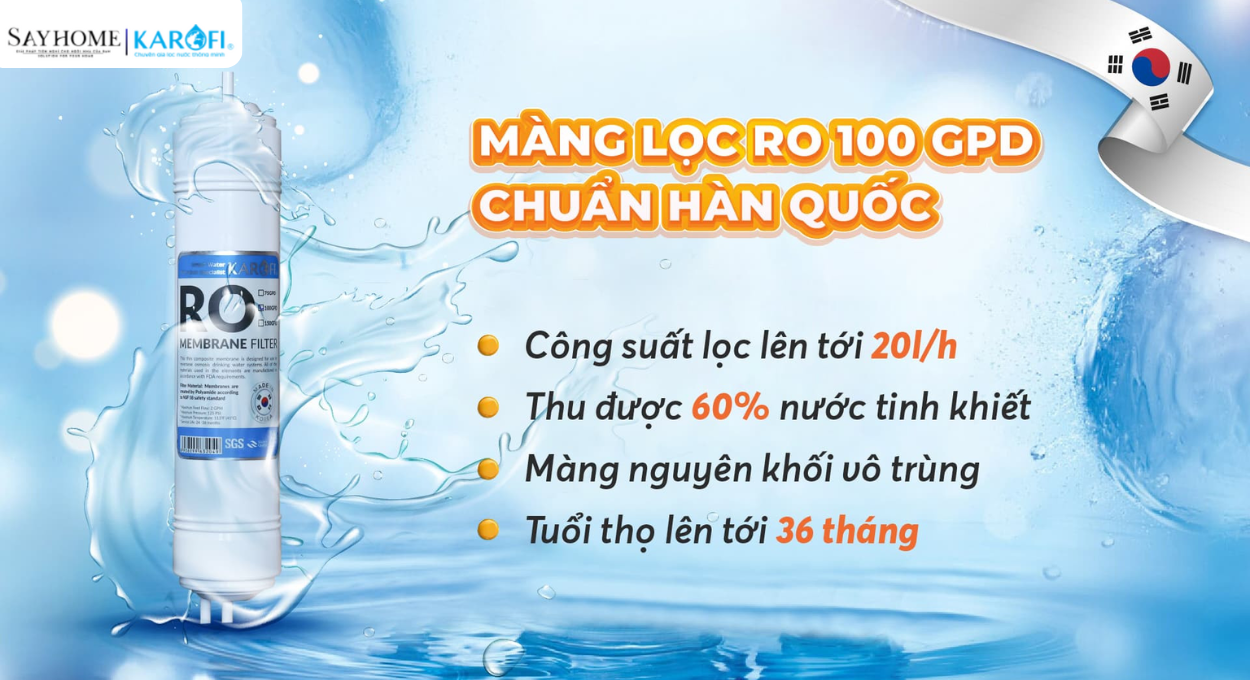 Máy lọc nước để gầm 7 lõi lọc Karofi S-S137 tại thành phố Hồ Chí Minh