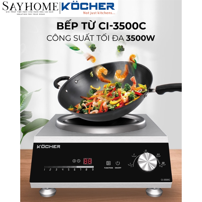 Bếp từ đơn công nghiệp KOCHER CI-3500C tại thành phố Hồ Chí Minh