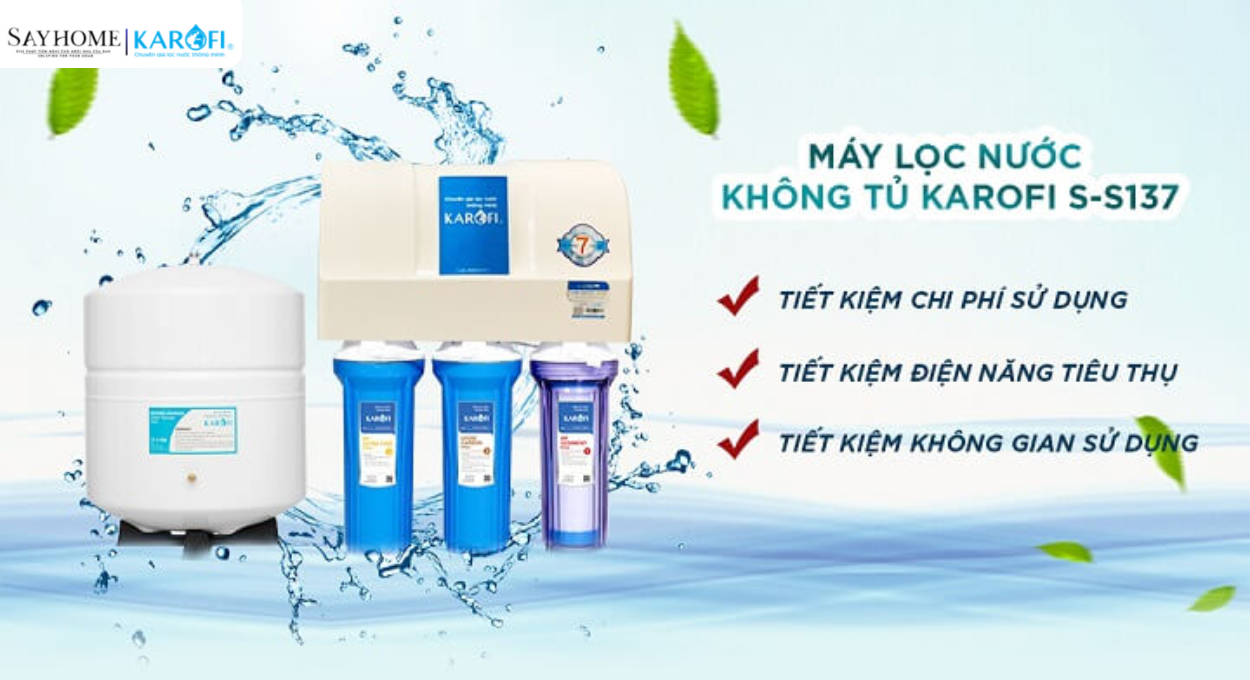 Máy lọc nước để gầm 7 lõi lọc Karofi S-S137 tại thành phố Hồ Chí Minh
