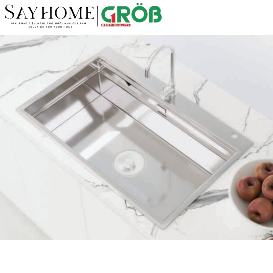 Chậu rửa bát 1 hố GROB DECOR-8852/7850 tại thành phố Hồ Chí Minh
