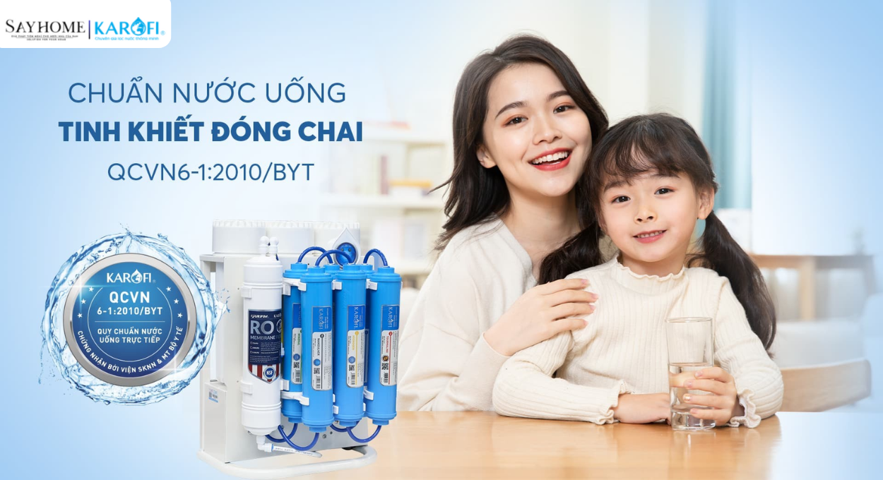 Máy lọc nước để gầm 7 lõi lọc Karofi S-S137 tại thành phố Hồ Chí Minh