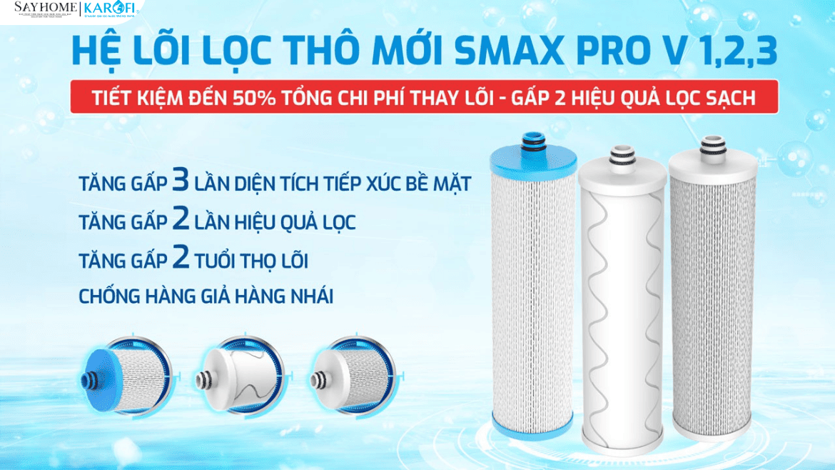 Máy lọc nước tủ đứng RO Karofi 12 lõi lọc KAQ-L22 tại thành phố Hồ Chí Minh