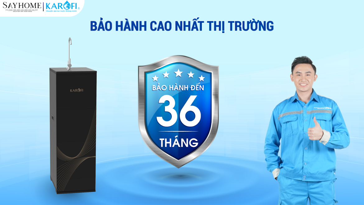 Máy lọc nước tủ đứng Karofi 11 lõi lọc KAQ-X18 tại thành phồ Hồ Chí Minh