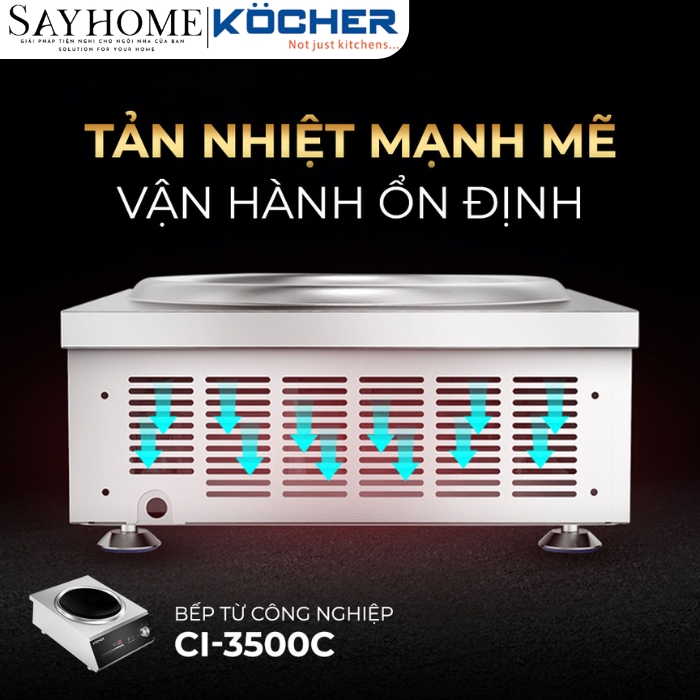 Bếp từ đơn công nghiệp KOCHER CI-3500C tại thành phố Hồ Chí Minh
