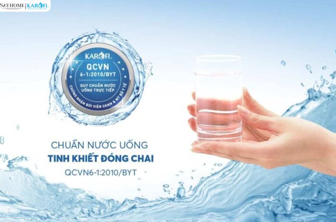 Máy lọc nước để gầm 8 lõi lọc Karofi Slim S-s038 tại thành phố Hồ Chí Minh