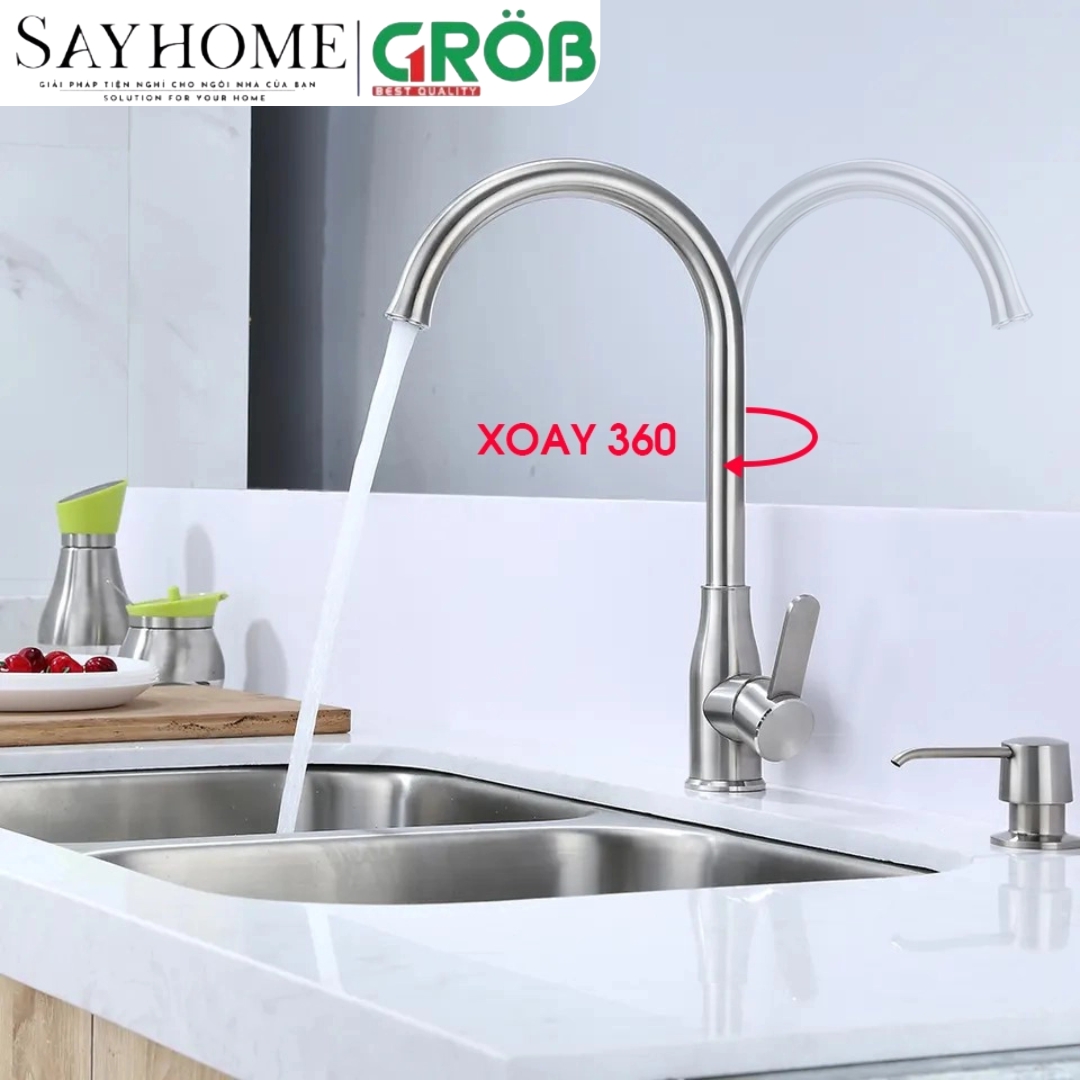 Vòi rửa bát thân chóp GROB GF - 304RV/304RVHM tại thành phố Hồ Chí Minh