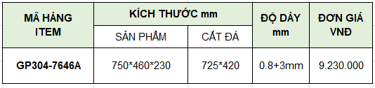 Chậu rửa bát GV304-7646A tại thành phố Hồ Chí Minh