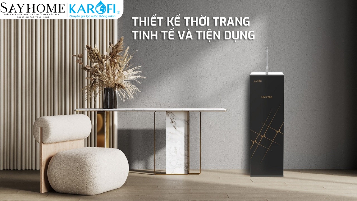 Máy lọc nước tủ đứng 10 lõi RO Karofi Livotec 606 tại thành phố Hồ Chí Minh