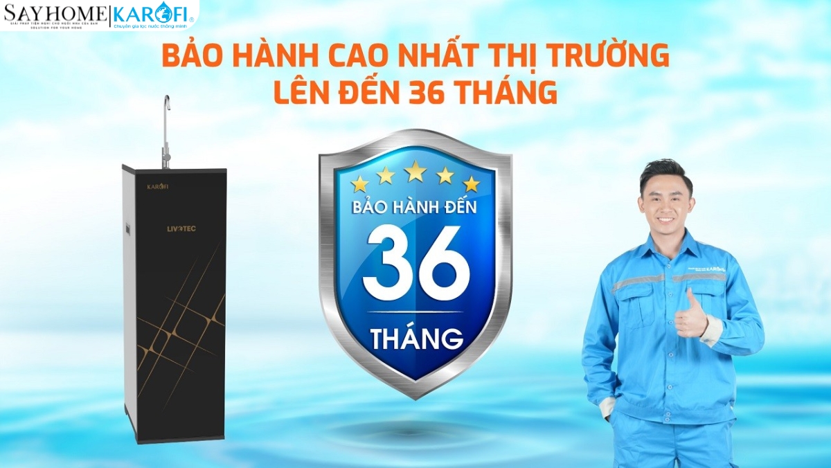 Máy lọc nước tủ đứng 10 lõi RO Karofi Livotec 606 tại thành phố Hồ Chí Minh