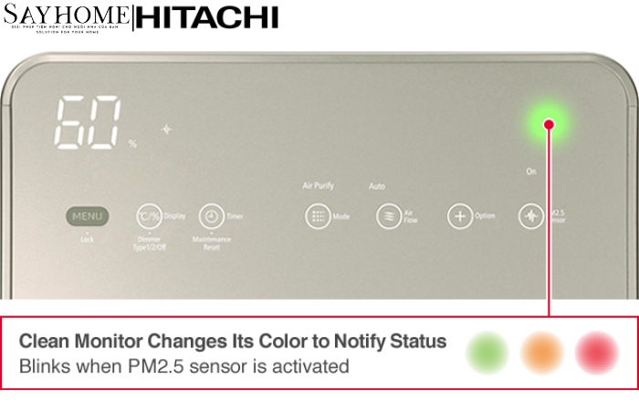 Máy lọc không khí và tạo ẩm diện tích phòng 53m2 EP-M70E tại thành phố Hồ Chí Minh