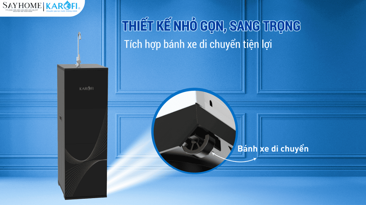 Máy lọc nước tủ đứng Karofi 11 lõi lọc KAQ-X18 tại thành phồ Hồ Chí Minh