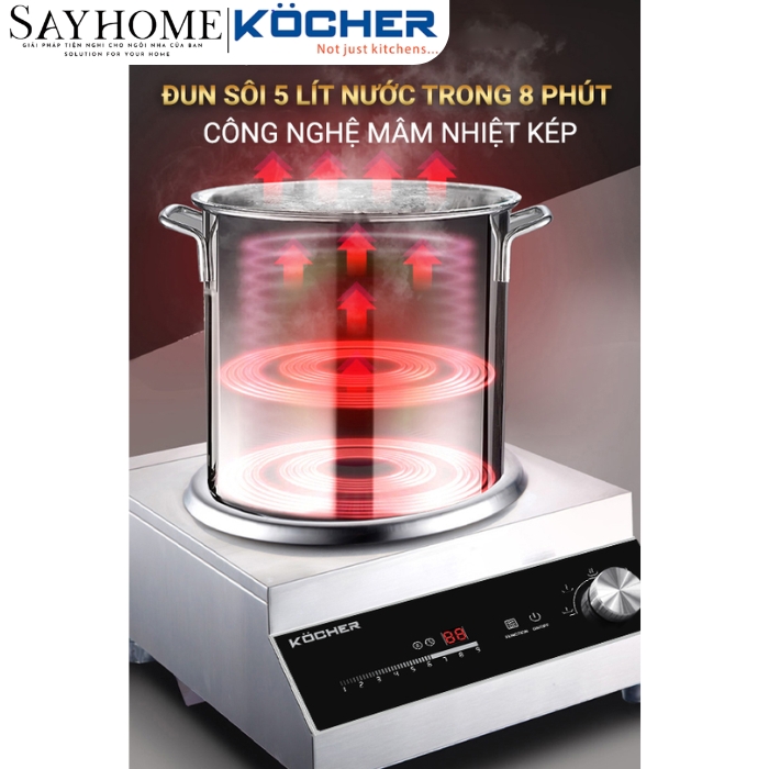 Bếp từ đơn công nghiệp KOCHER CI-3500C tại thành phố Hồ Chí Minh