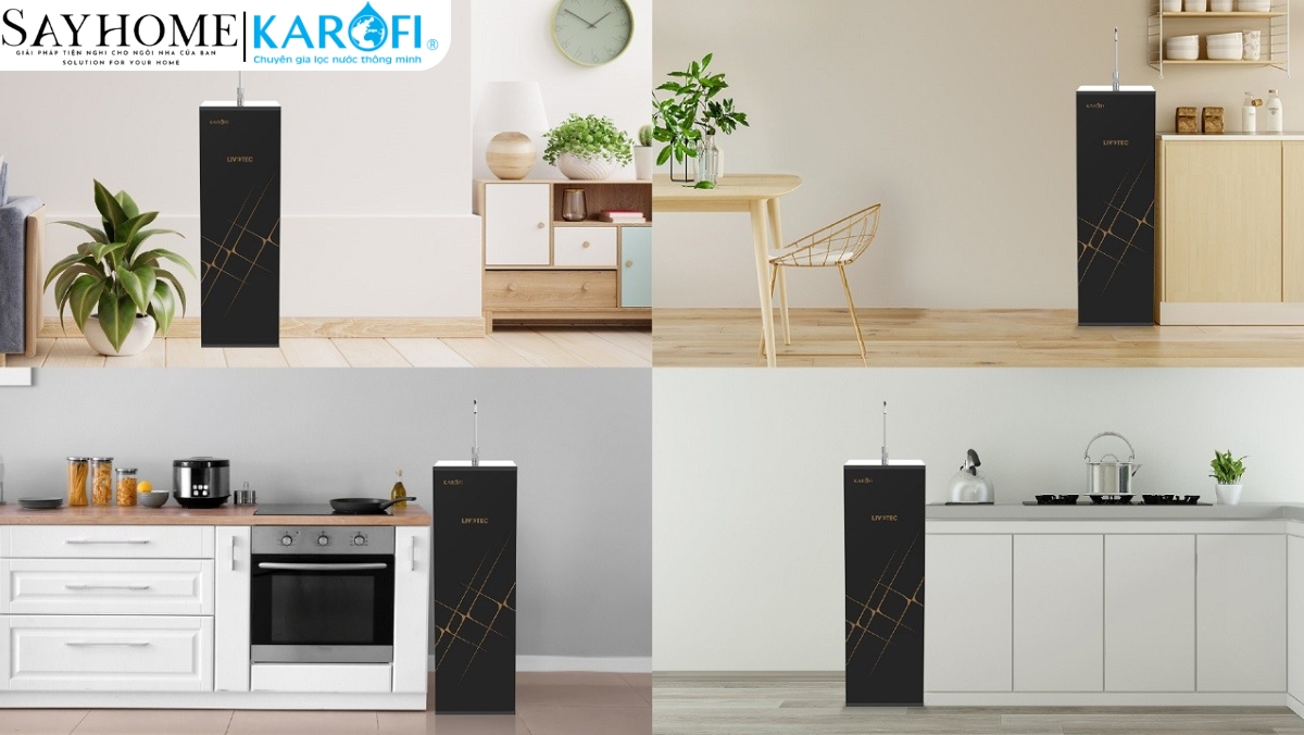 Máy lọc nước tủ đứng 10 lõi RO Karofi Livotec 606 tại thành phố Hồ Chí Minh