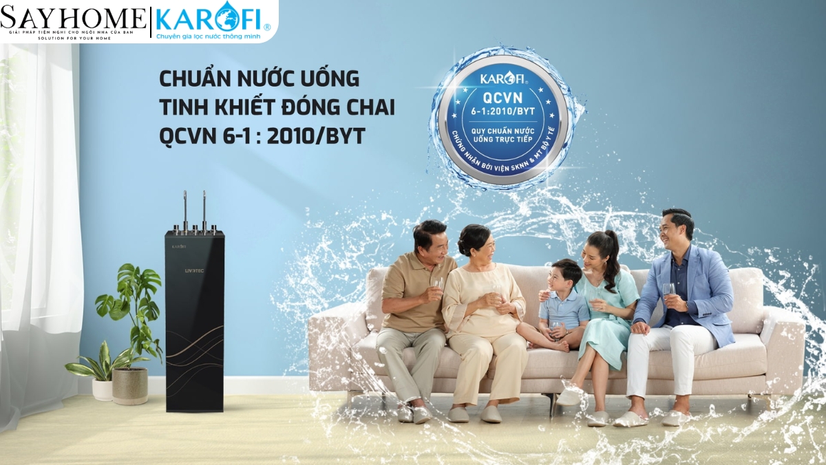 Máy lọc nước tủ đứng 10 lõi RO Karofi Livotec 628 tại thành phố Hồ Chí Minh