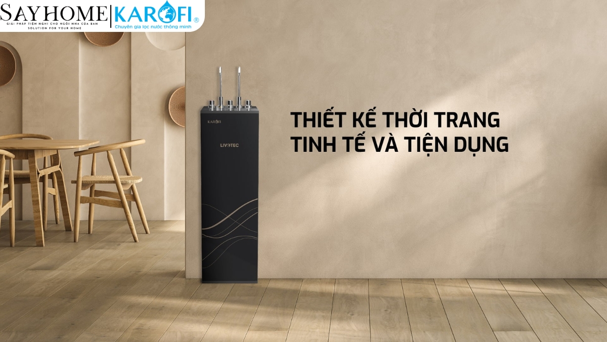 Máy lọc nước tủ đứng 10 lõi RO Karofi Livotec 628 tại thành phố Hồ Chí Minh