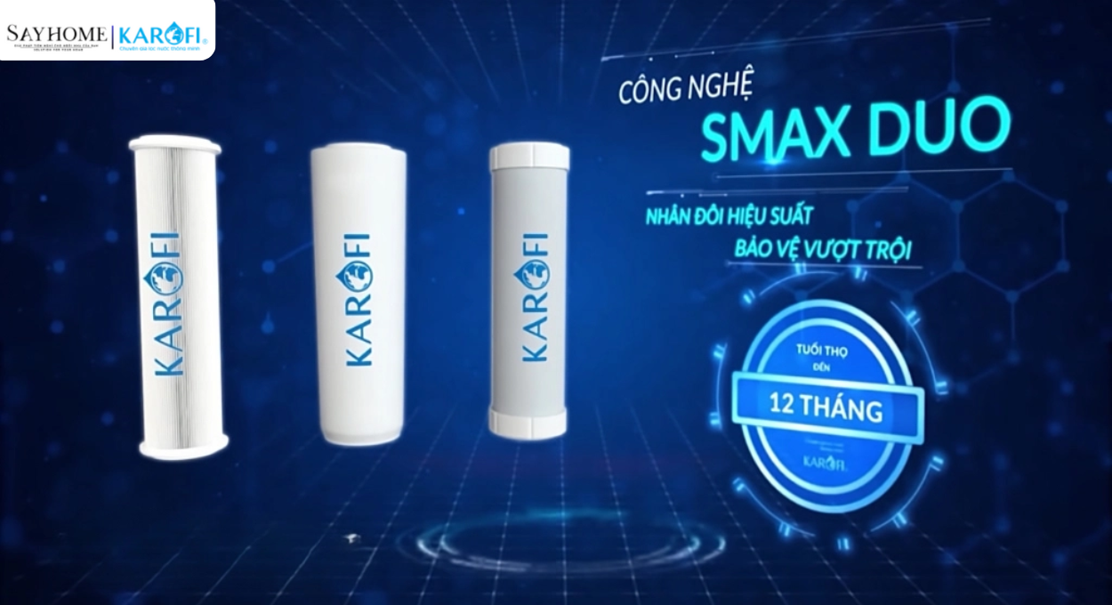 Máy lọc nước để gầm 10 lõi lọc Karofi KAQ-U02V tại thành phố Hồ Chí Minh