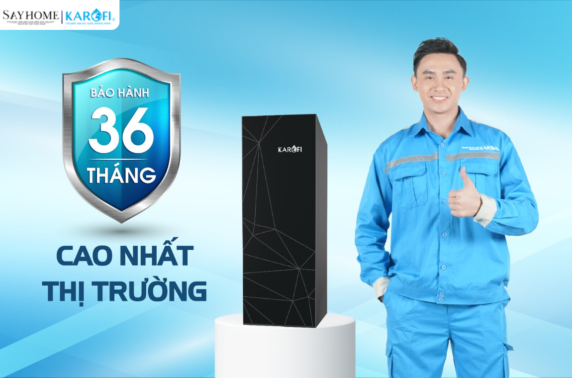 Máy lọc nước âm tủ với 10 lõi lọc Karofi KAQ-U99 tại thành phố Hồ Chí Minh