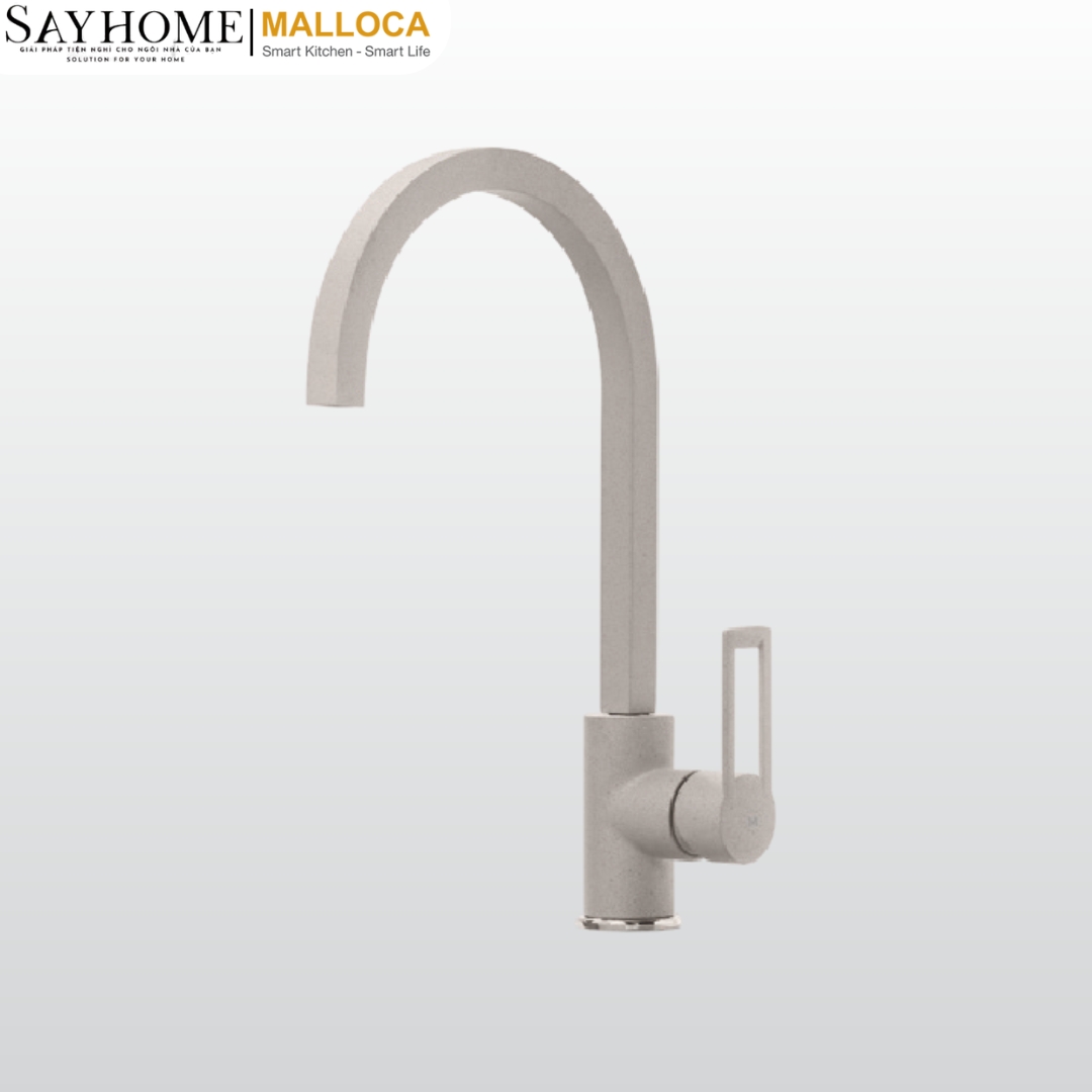 Vòi rửa chén đồng thau sơn giả đá màu đất Malloca MF-043 tại thành phố Hồ Chí Minh