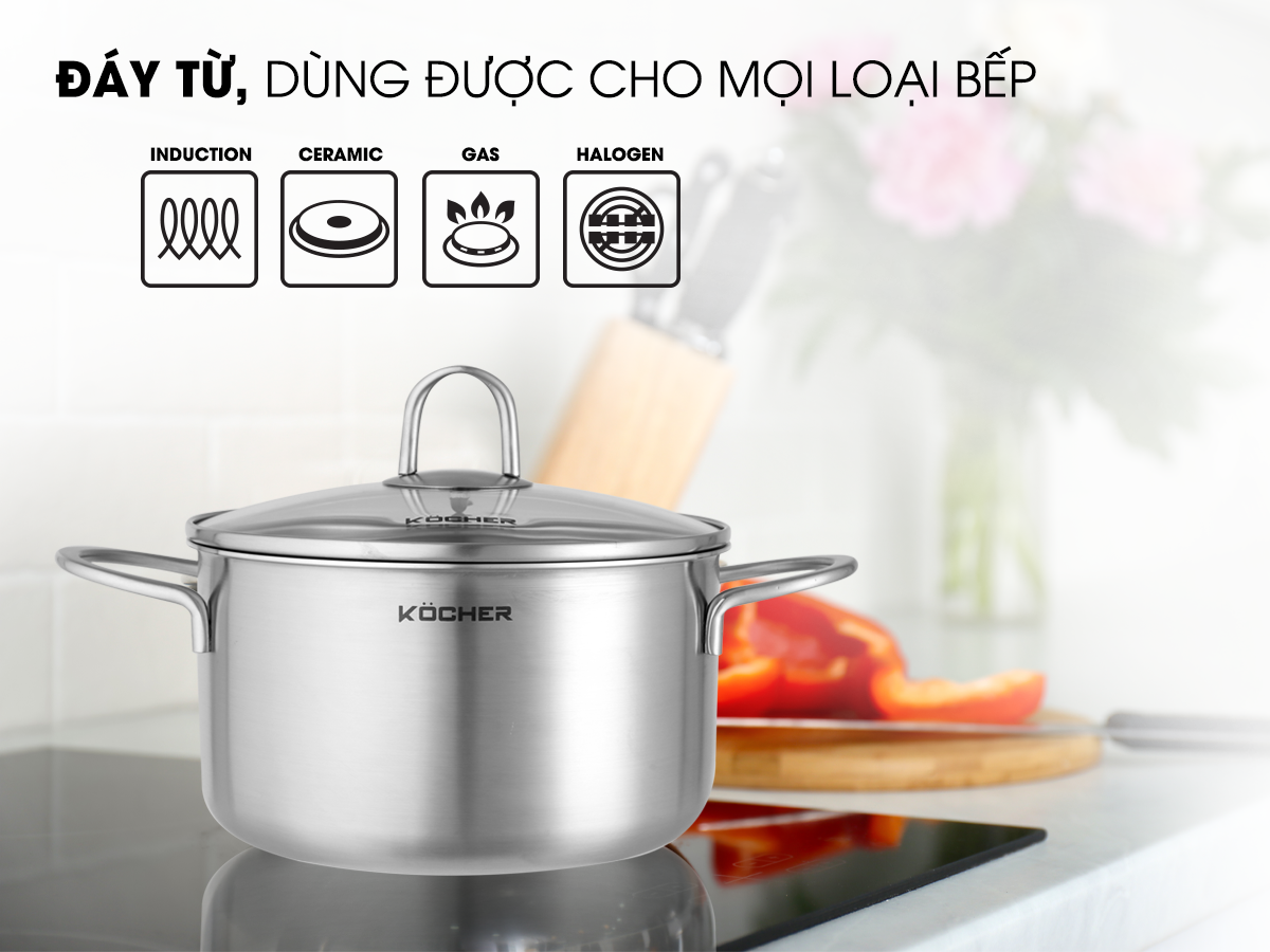 Bộ nồi 5 món KOCHER MUNICH tại thành phố Hồ Chí Minh