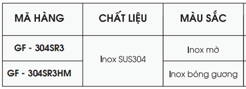 Vòi rửa bát GROB GF-304SR3, GF-304SR3HM tại thành phố Hồ Chí Minh