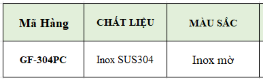 Vòi rút GROB GF-304PC tại thành phố Hồ Chí Minh