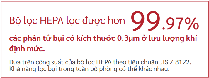 Máy lọc không khí và tạo ẩm diện tích phòng 79m2 EP-L110E (BR) tại thành phố Hồ Chí Minh