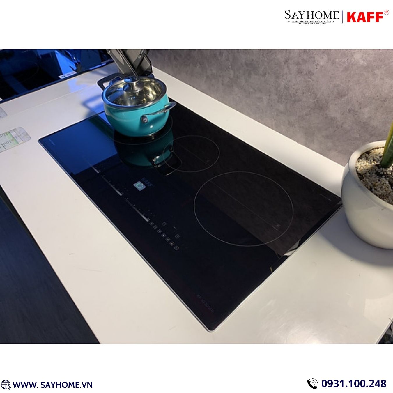 Bếp điện từ đôi kết hợp 3 vùng nấu KAFF KF-IG3001IH tại thành phố Hồ Chí Minh
