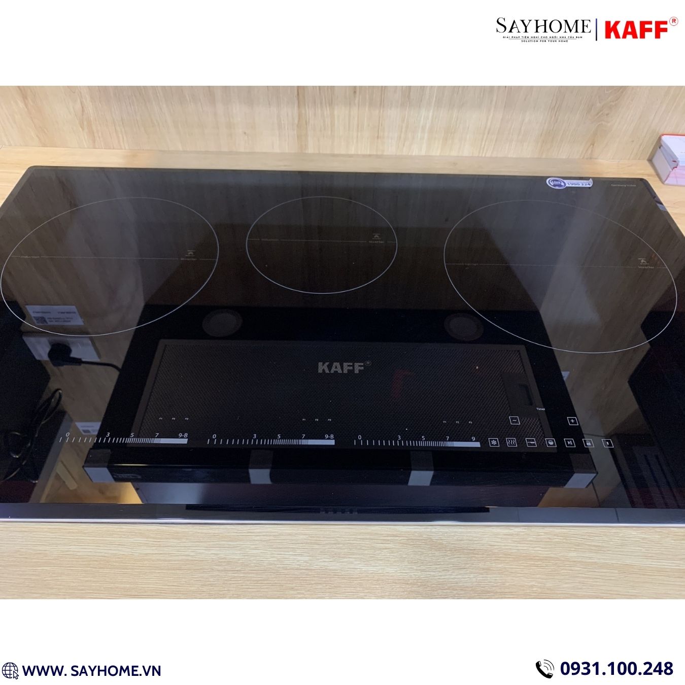 Bếp điện từ đôi kết hợp 3 vùng nấu KAFF KF-IG3001IH tại thành phố Hồ Chí Minh