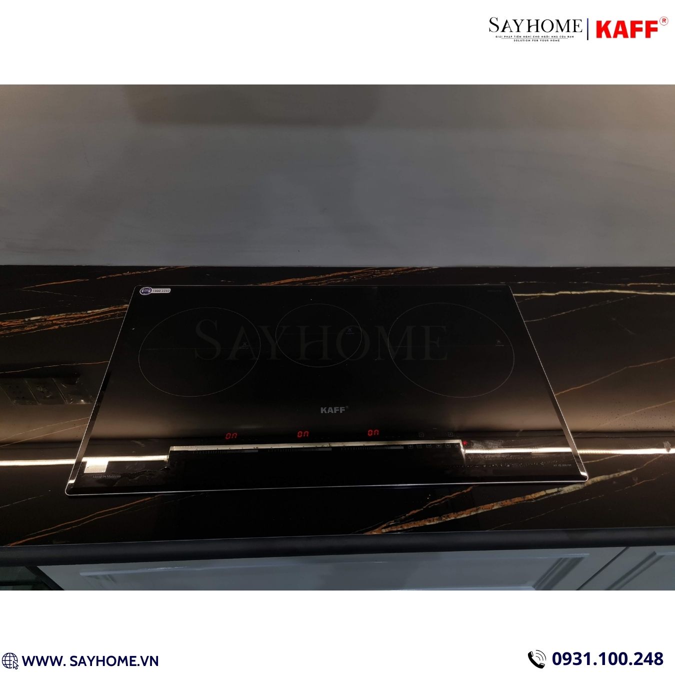 Bếp điện từ đôi kết hợp 3 vùng nấu KAFF KF-IG3001IH tại thành phố Hồ Chí Minh