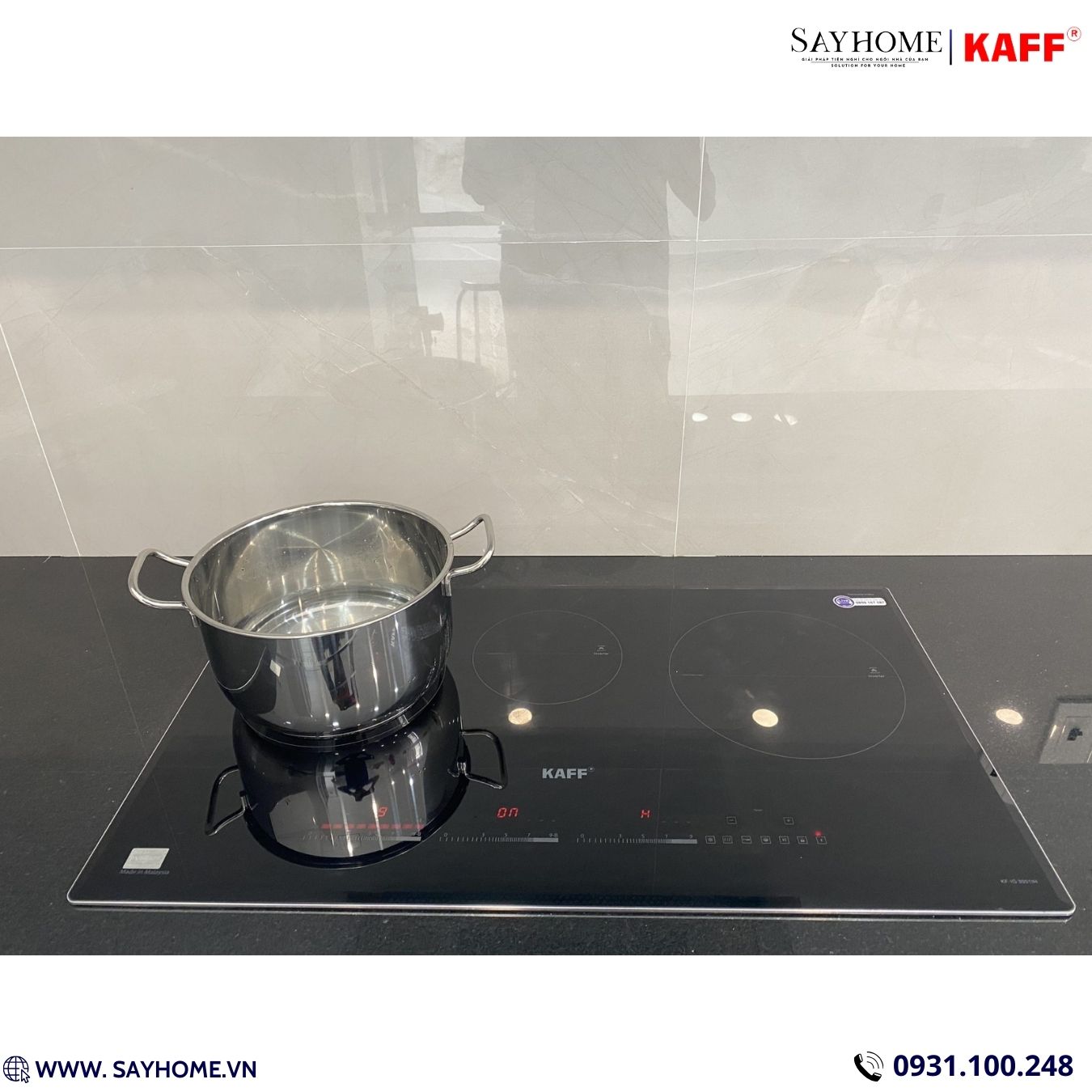 Bếp điện từ đôi kết hợp 3 vùng nấu KAFF KF-IG3001IH tại thành phố Hồ Chí Minh