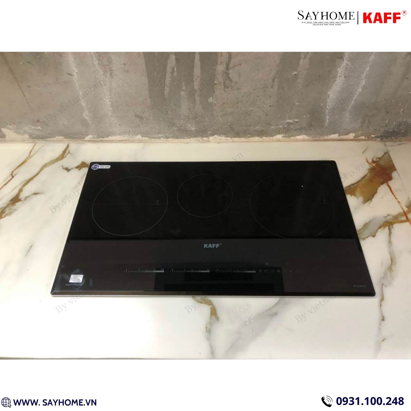 Bếp điện từ đôi kết hợp 3 vùng nấu KAFF KF-IG3001IH tại thành phố Hồ Chí Minh