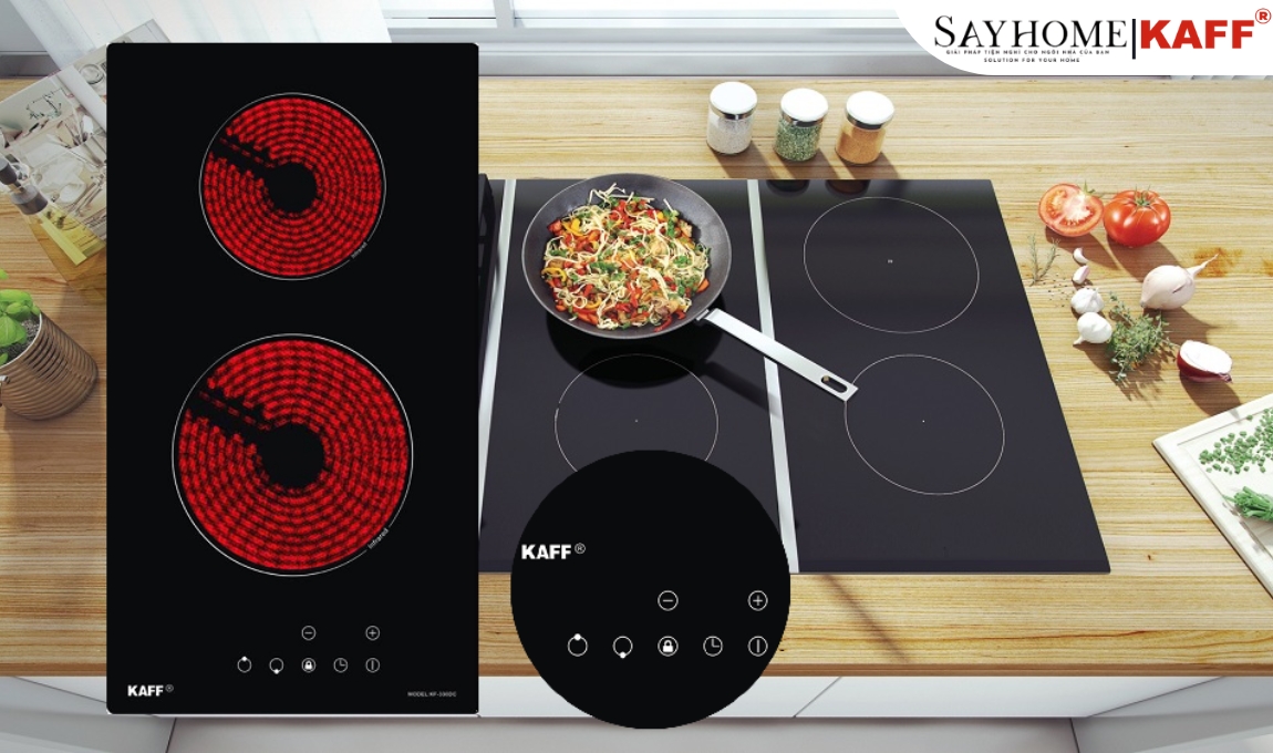 Bếp hồng ngoại đôi Domino KAFF KF-330DC tại thành phố Hồ Chí Minh