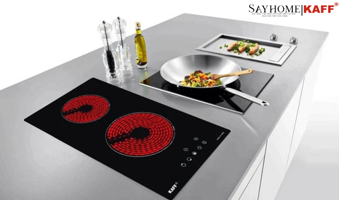 Bếp hồng ngoại đôi Domino KAFF KF-330DC tại thành phố Hồ Chí Minh