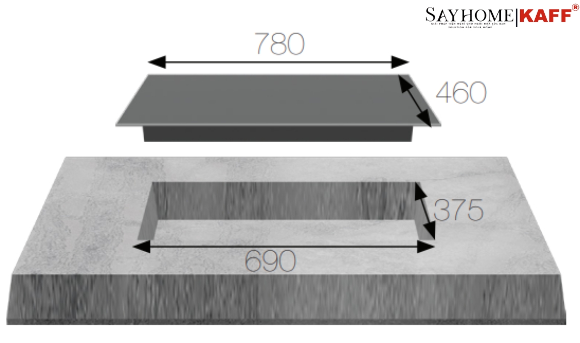 Bếp ga đôi KAFF KF-228 tại thành phố Hồ Chí Minh
