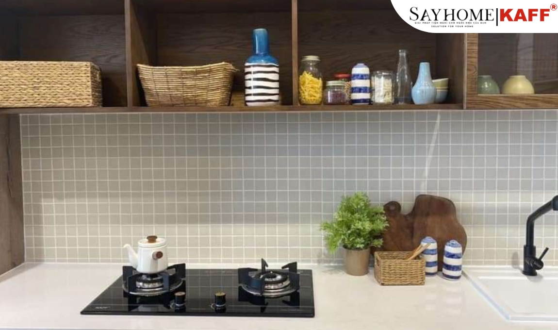 Bếp ga đôi màu đen huyền bí KAFF KF-212 tại thành phố Hồ Chí Minh