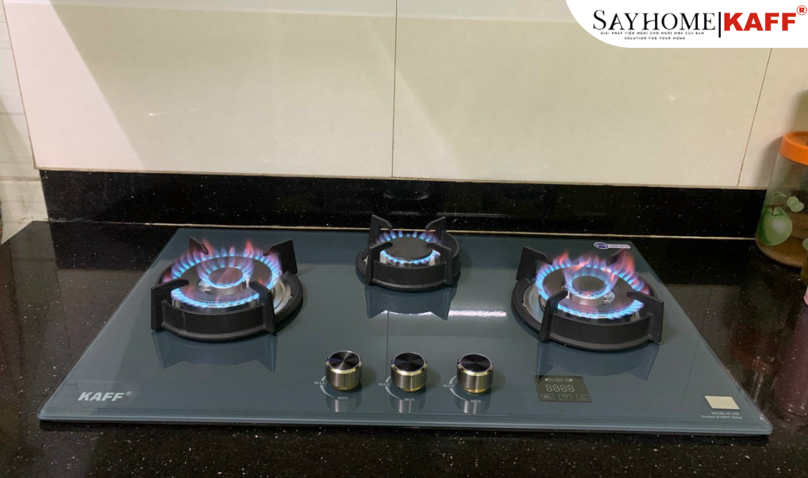 Bếp ga 3 vùng nấu KF-620 DETIME tại thành phố Hồ Chí Minh
