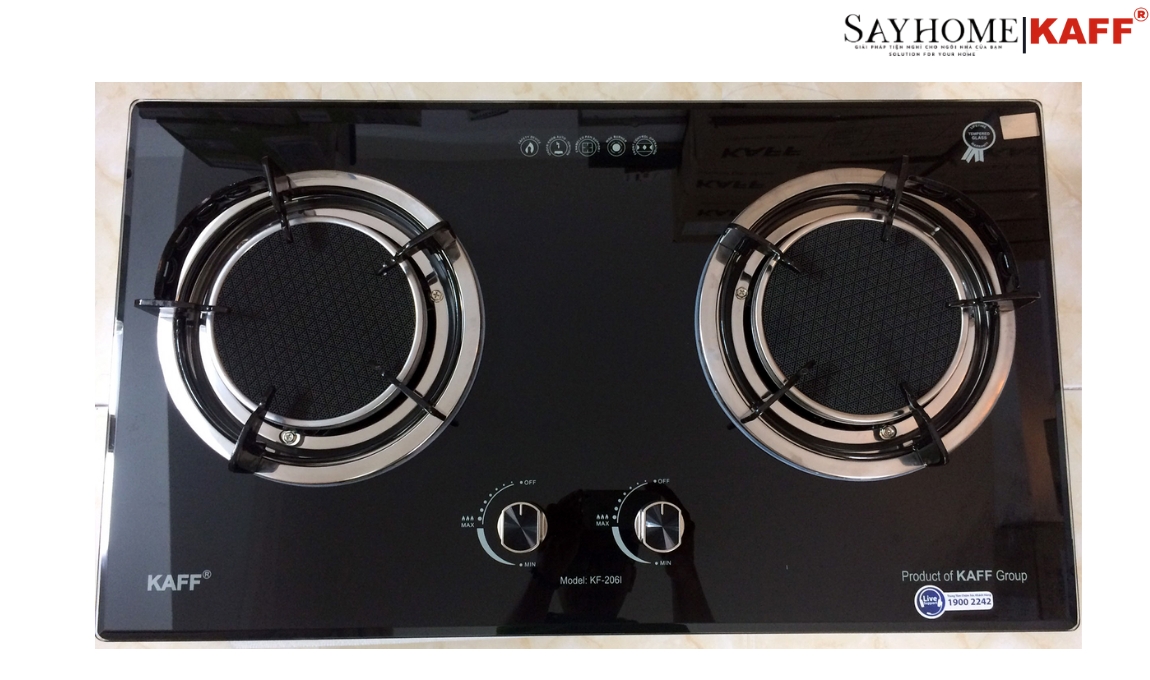 Bếp ga hồng ngoại đôi KAFF KF-208I tại thành phố Hồ Chí Minh