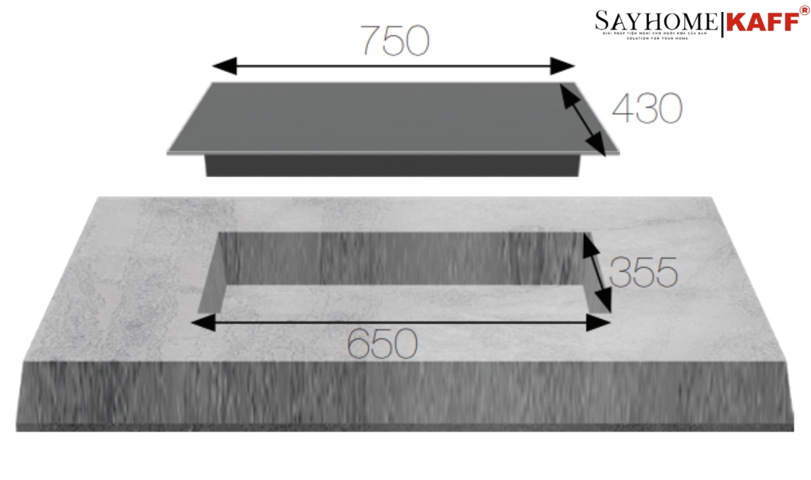 Bếp ga hồng ngoại đôi KAFF KF-208I tại thành phố Hồ Chí Minh