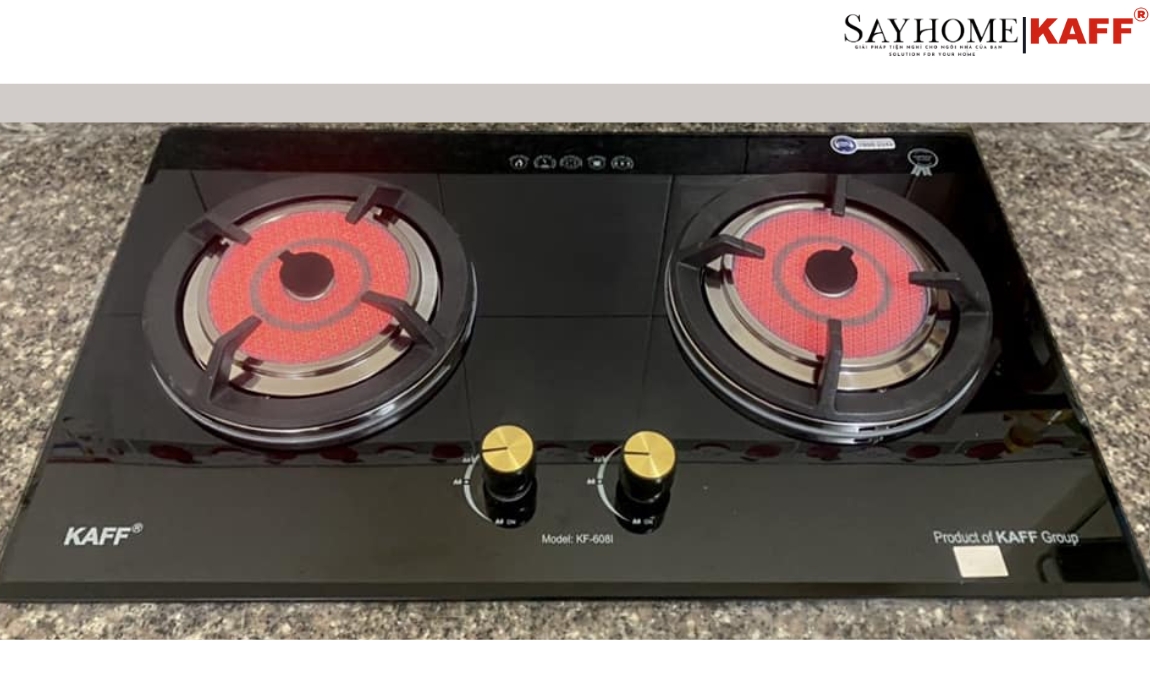 Bếp ga hồng ngoại đôi KAFF KF-608I tại thành phố Hồ Chí Minh