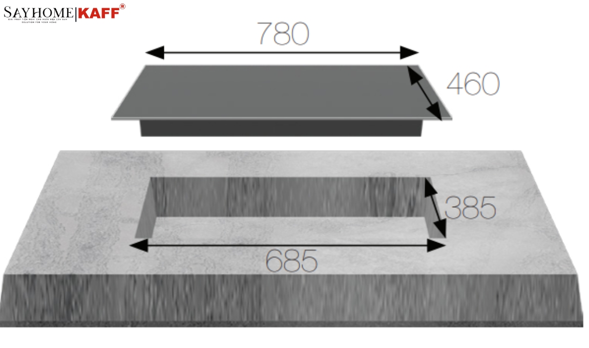 Bếp ga đôi KAFF KF-216 tại thành phố Hồ Chí Minh
