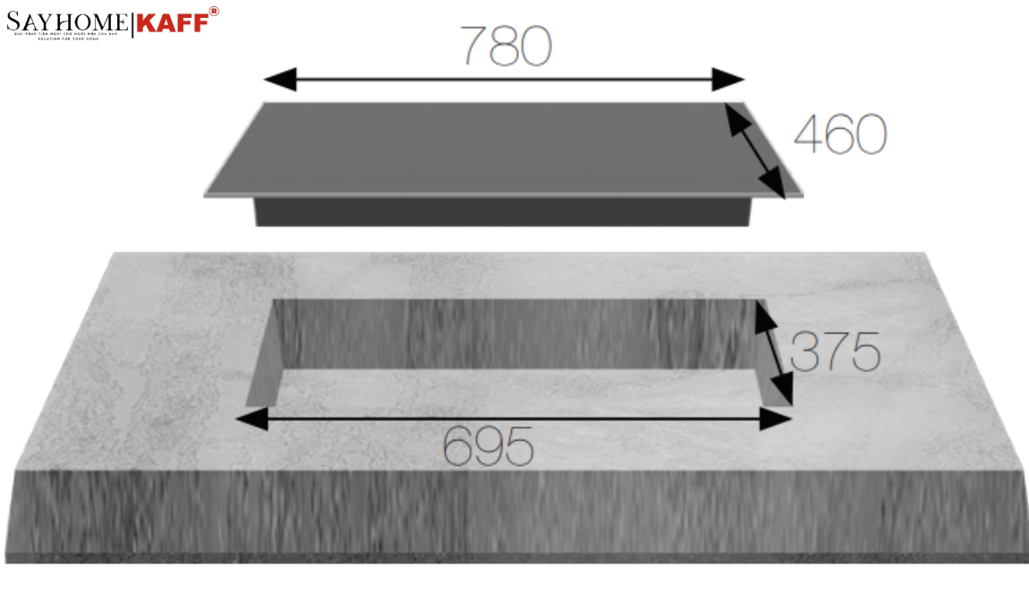 Bếp ga đôi KAFF KF-31 tại thành phố Hồ Chí Minh