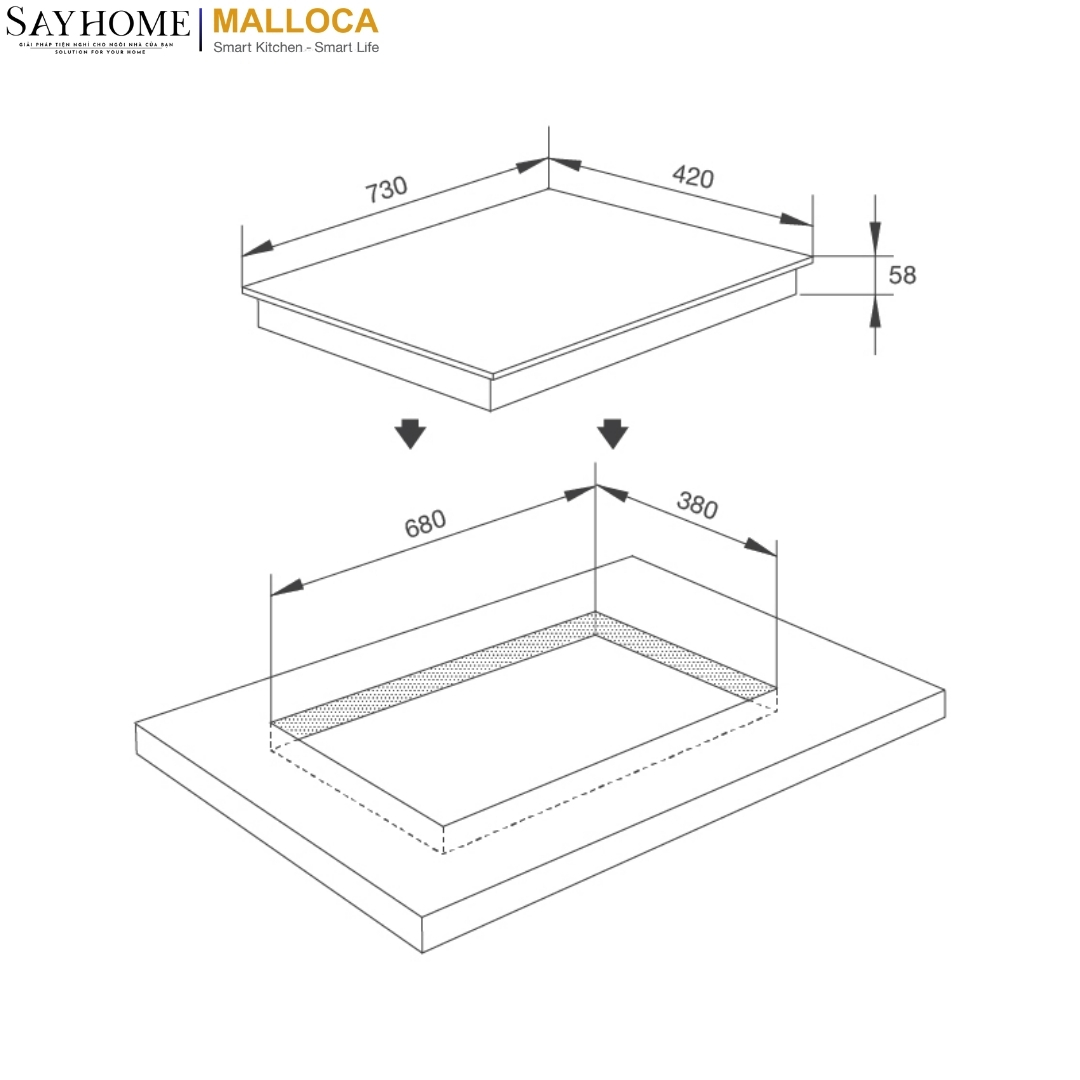 Bếp điện đôi Malloca MH-732 RN tại thành phố Hồ Chí Minh