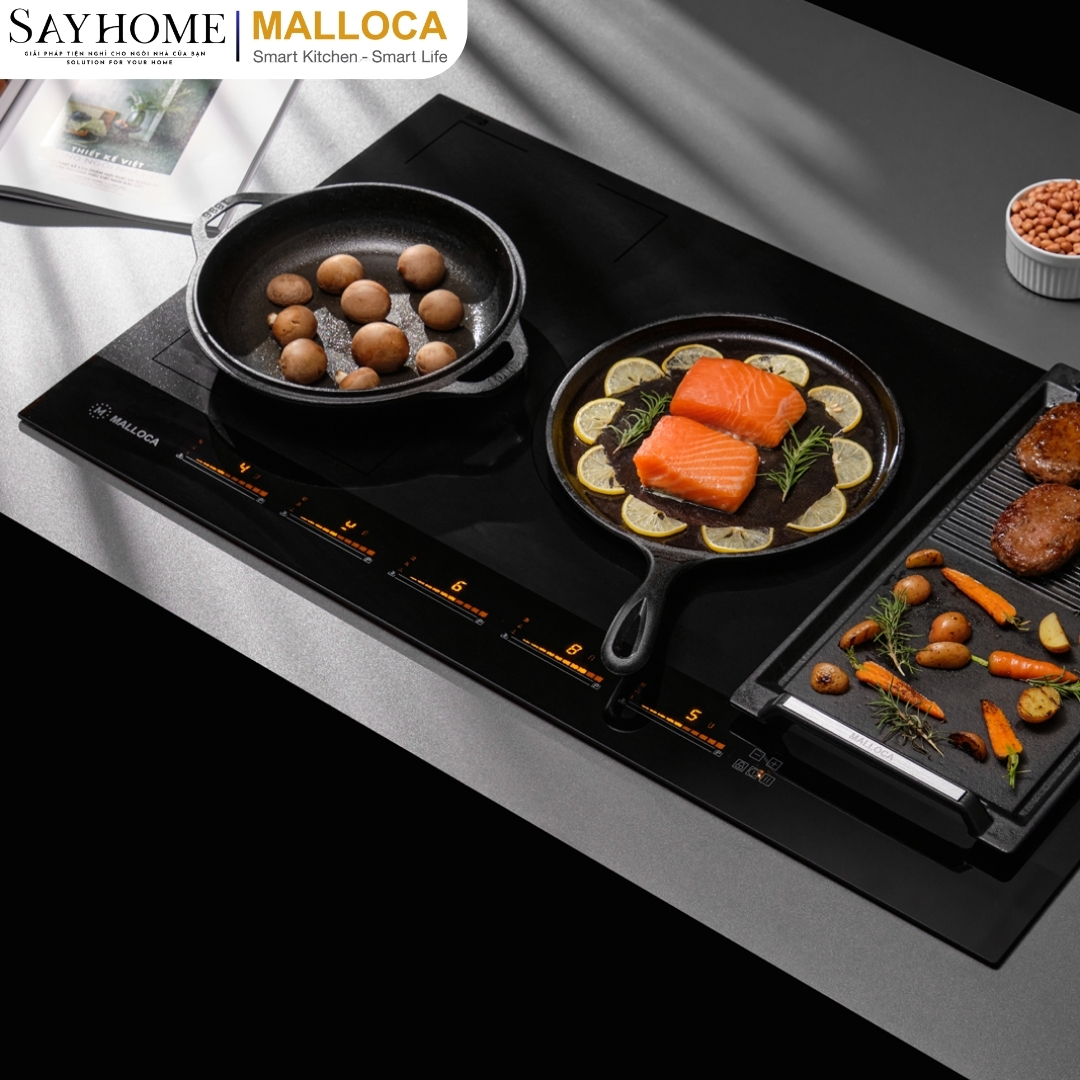 Bếp kính âm 5 từ Malloca Skylux MH-885 tại thành phố Hồ Chí Minh